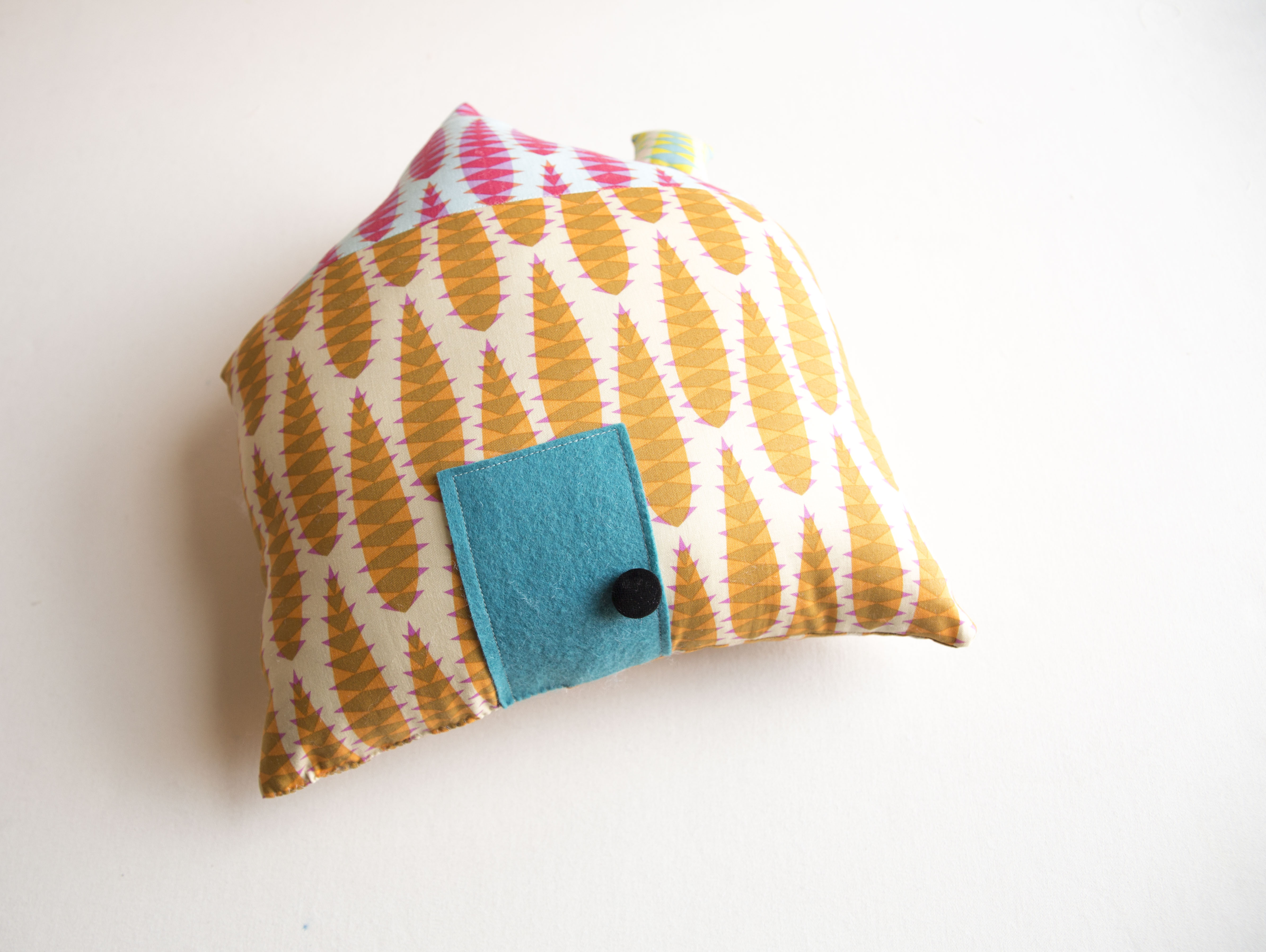 DIY Holiday House Pillow Creativebug Blog